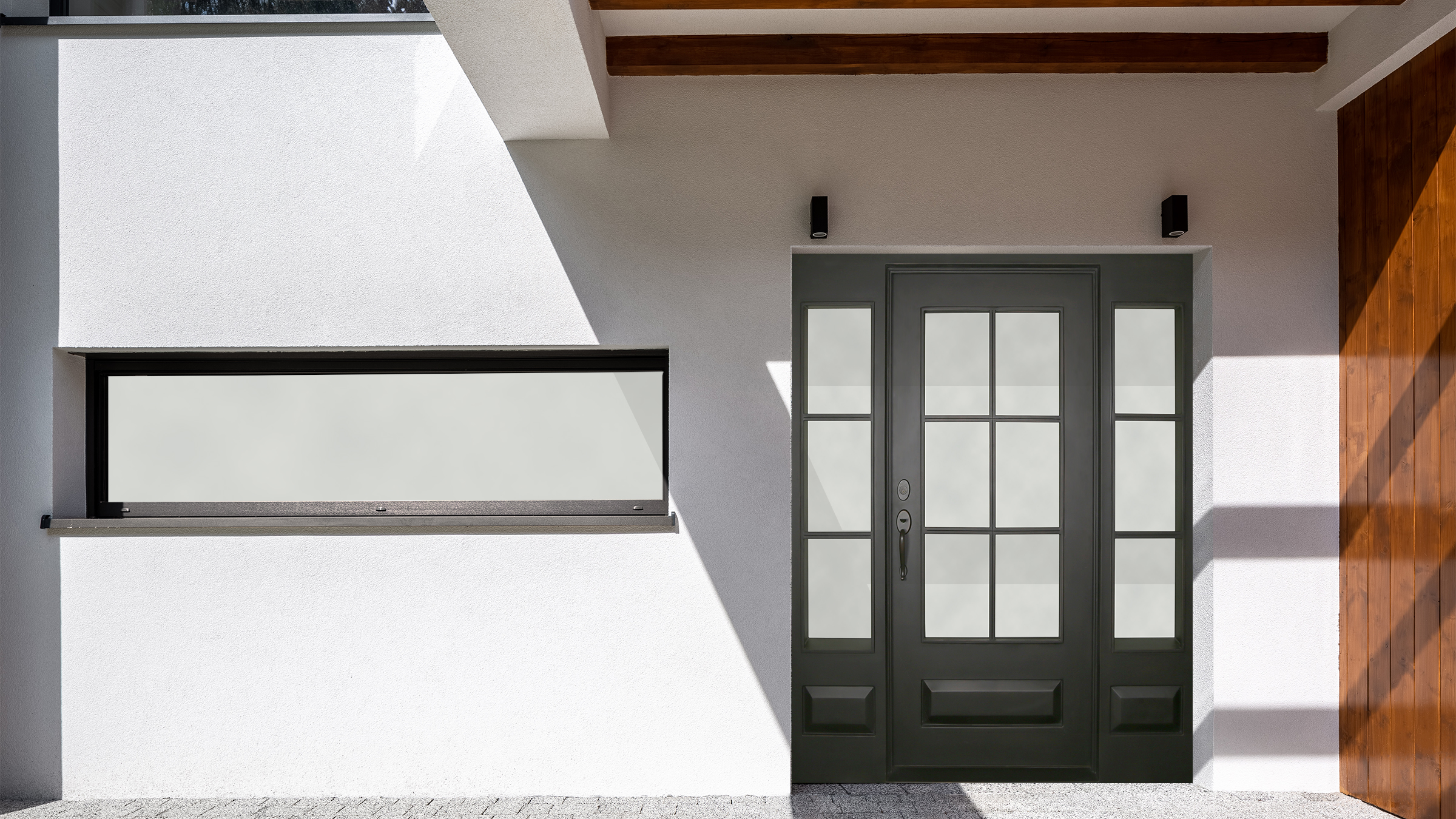 Robin steel door installed